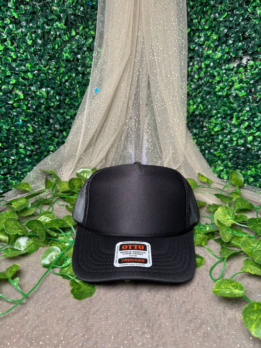 Black Foam Front Trucker Hat Wholesale