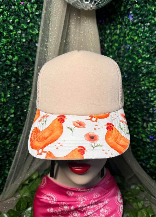 Orange Chicken Blank Trucker Hat