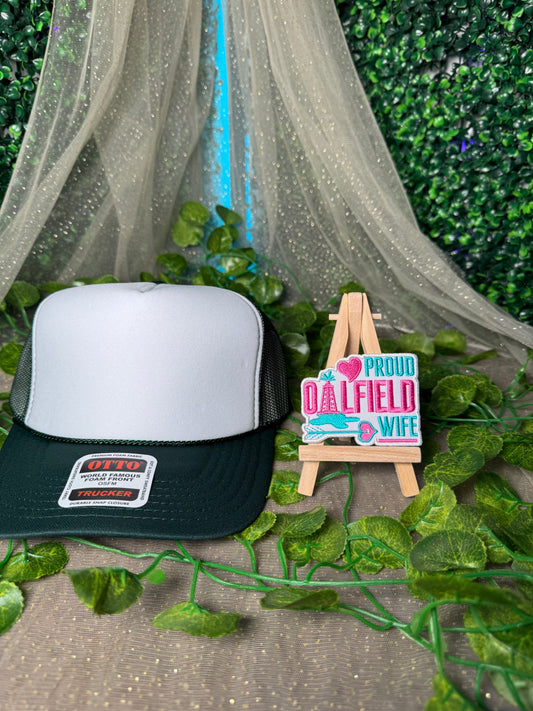 Proud Oilfield Wife Hat Patch Wholesale