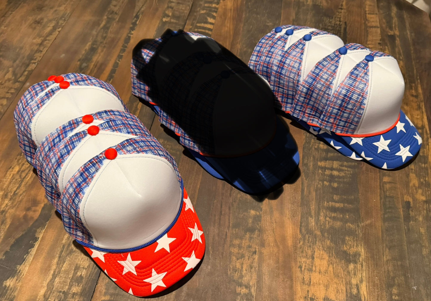 Patriotic Hats and Patches Grab Bag Wholesale