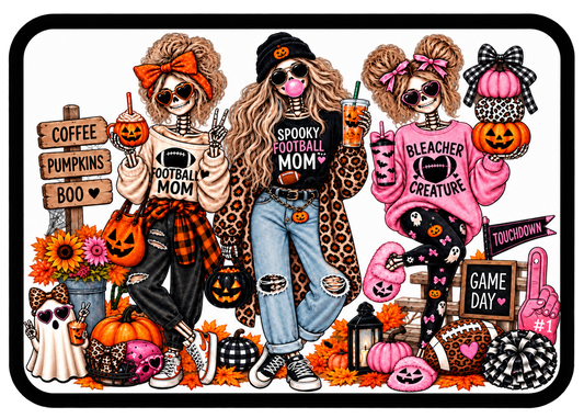 Fall Skelly Girl Custom Hat Patch Wholesale