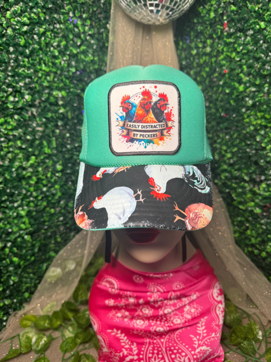Distracted By Peckers Trucker Hat