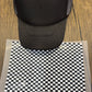 Black Checkered Single Hat Bill DTF Prints