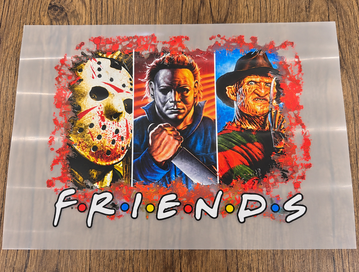 3Halloween Friends Full Size Tops DTF Prints