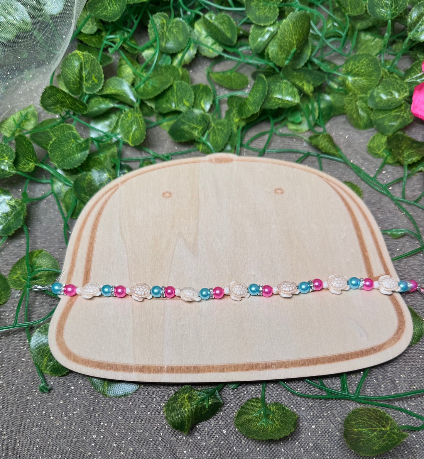 Pink Diamond Sea Turtles Hat Chain Wholesale