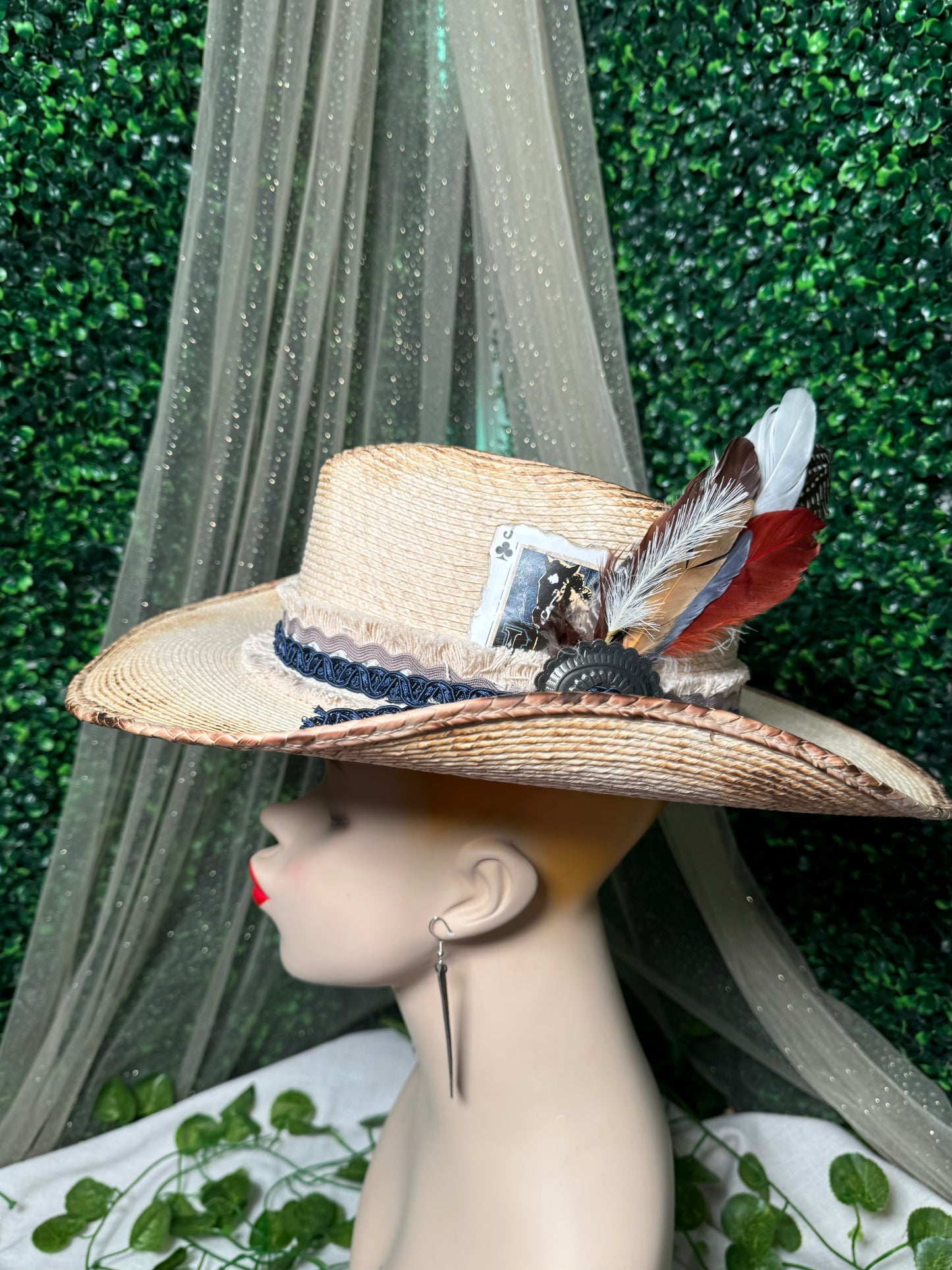 Rustic Fitted Hat Cowboy Custom Hat – Rustic Pearl Boutique