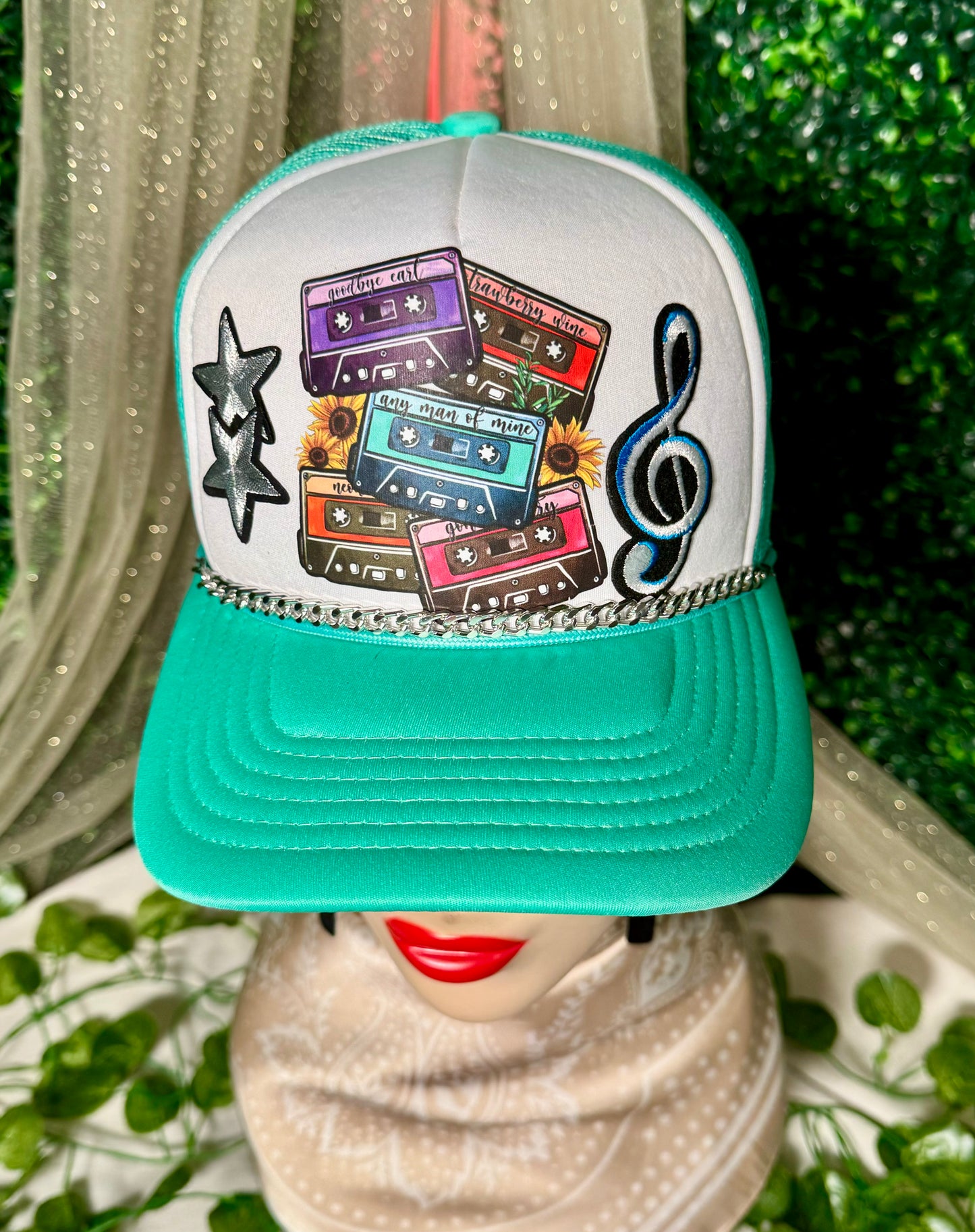 Country Cusset Tapes Trucker Hat