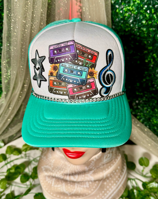 Country Cusset Tapes Trucker Hat