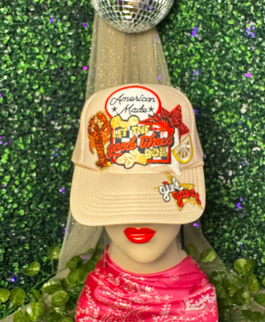Crawfish Girl Gang Trucker Hat