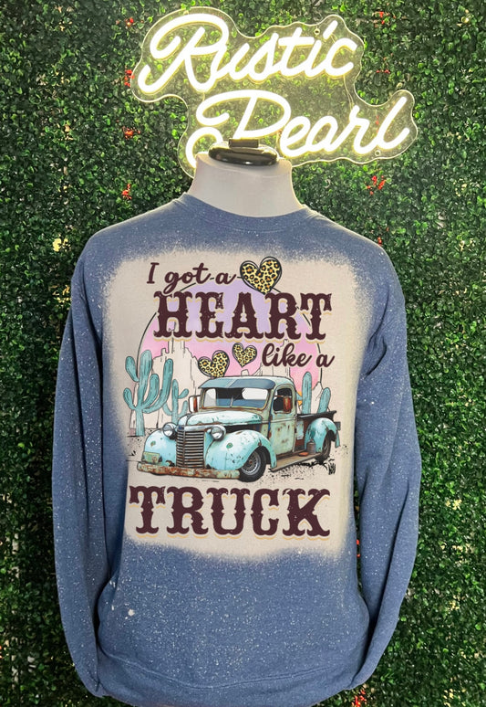 Heart Like A Truck Sweatshirt