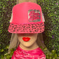 Beer Babe Leopard Trucker Hat