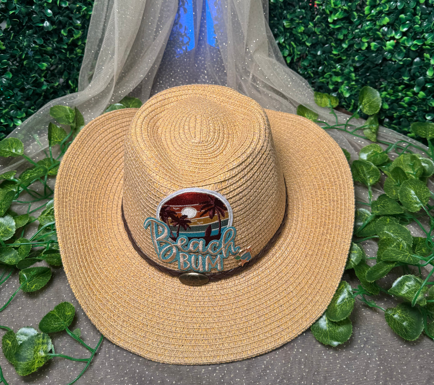 Beach Bum Woven Trucker Hat