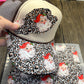 Leopard Santa Bill DTF Prints Hat Patch Wholesale