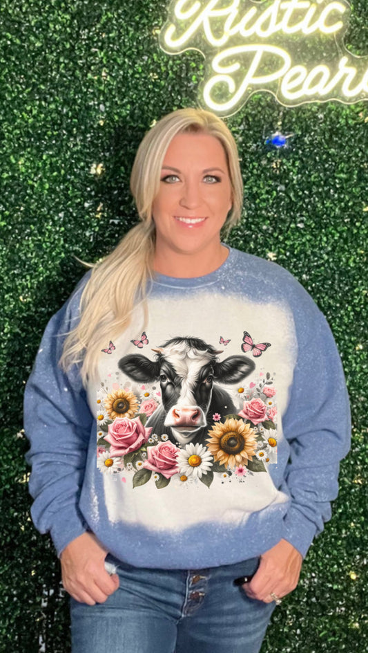 Sunflower Cow Sweatshirt