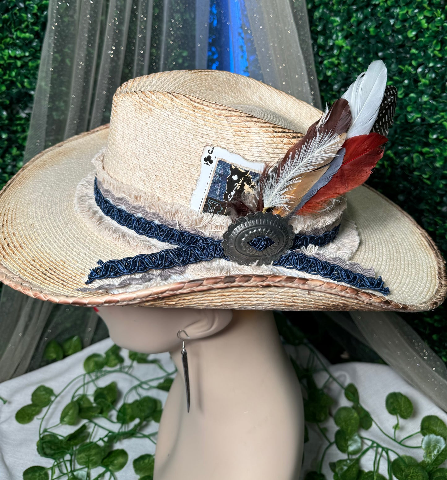 Rustic Fitted Hat Cowboy Custom Hat – Rustic Pearl Boutique