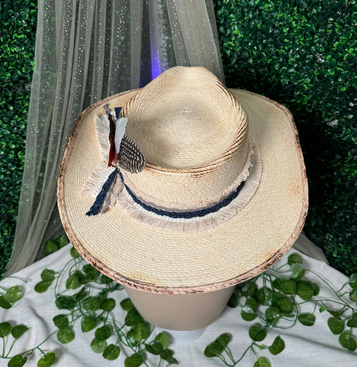 Rustic Fitted Hat Cowboy Custom Hat – Rustic Pearl Boutique