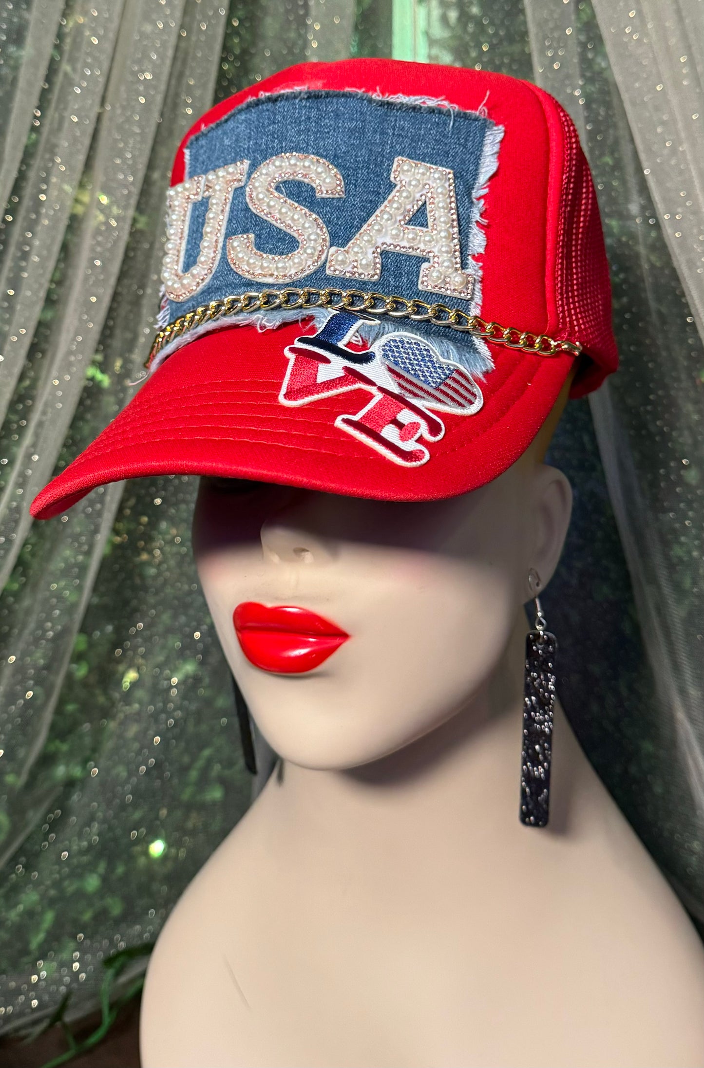 USA Jean Patch Hat