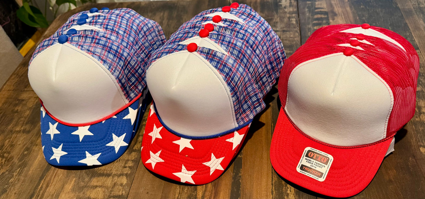 Patriotic Hats and Patches Grab Bag Wholesale