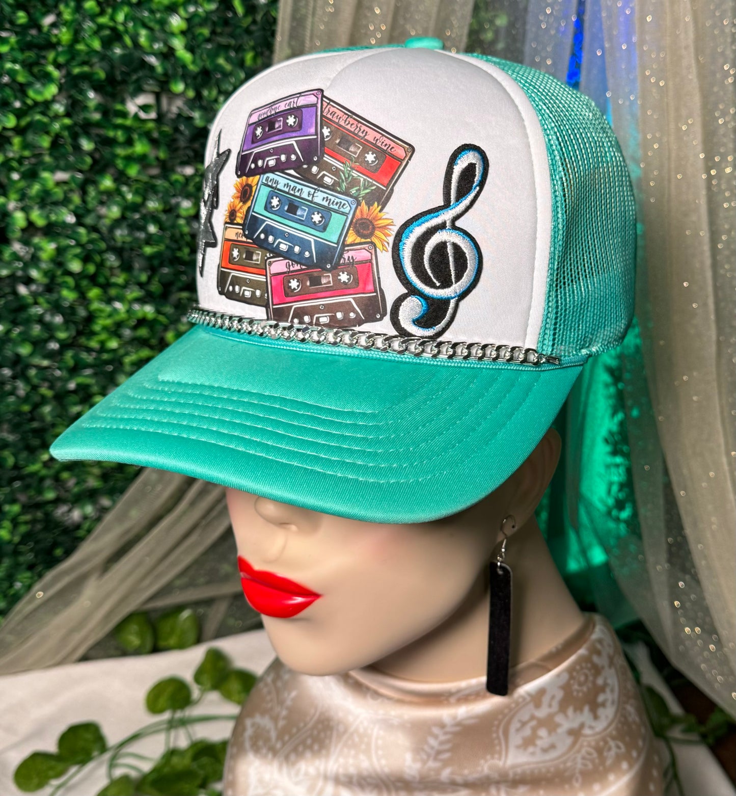 Country Cusset Tapes Trucker Hat