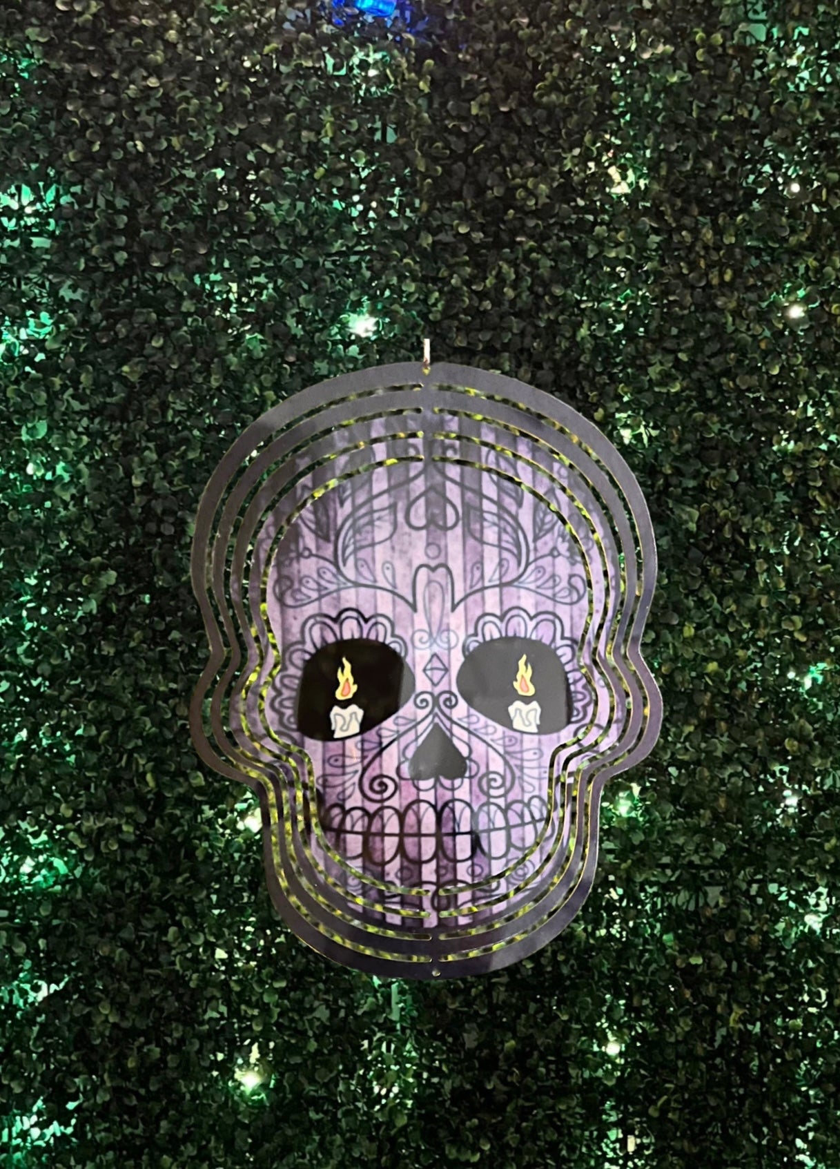 Purple Skull Spinner