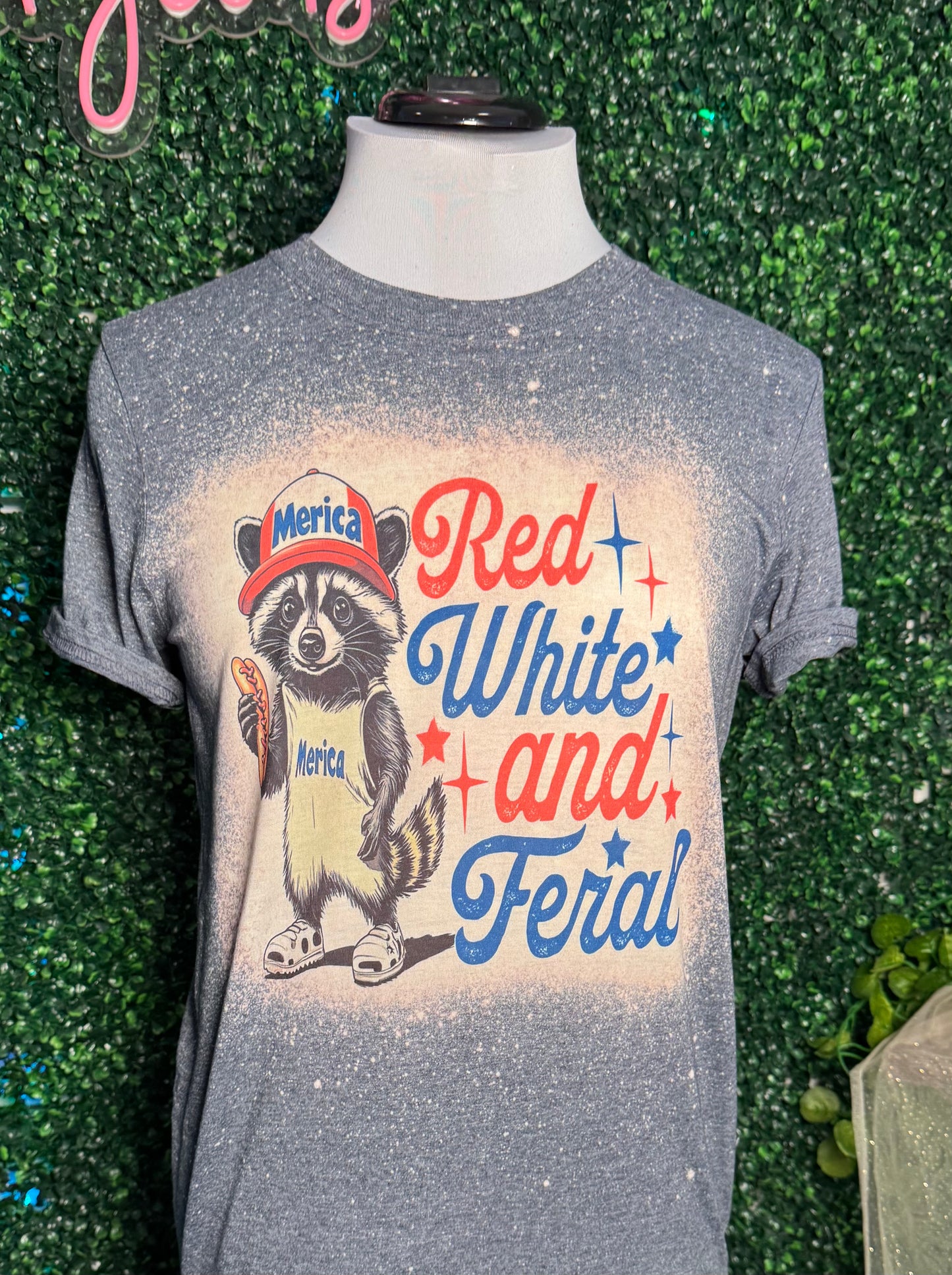 Red White and Feral  Shirt