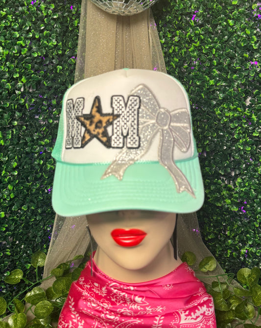 Mom Bow Trucker Hat