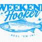 5 Color Options- Weekend Hooker Pink Full Front DTF Prints Hat Patch