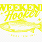 5 Color Options- Weekend Hooker Pink Full Front DTF Prints Hat Patch