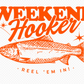 5 Color Options- Weekend Hooker Pink Full Front DTF Prints Hat Patch