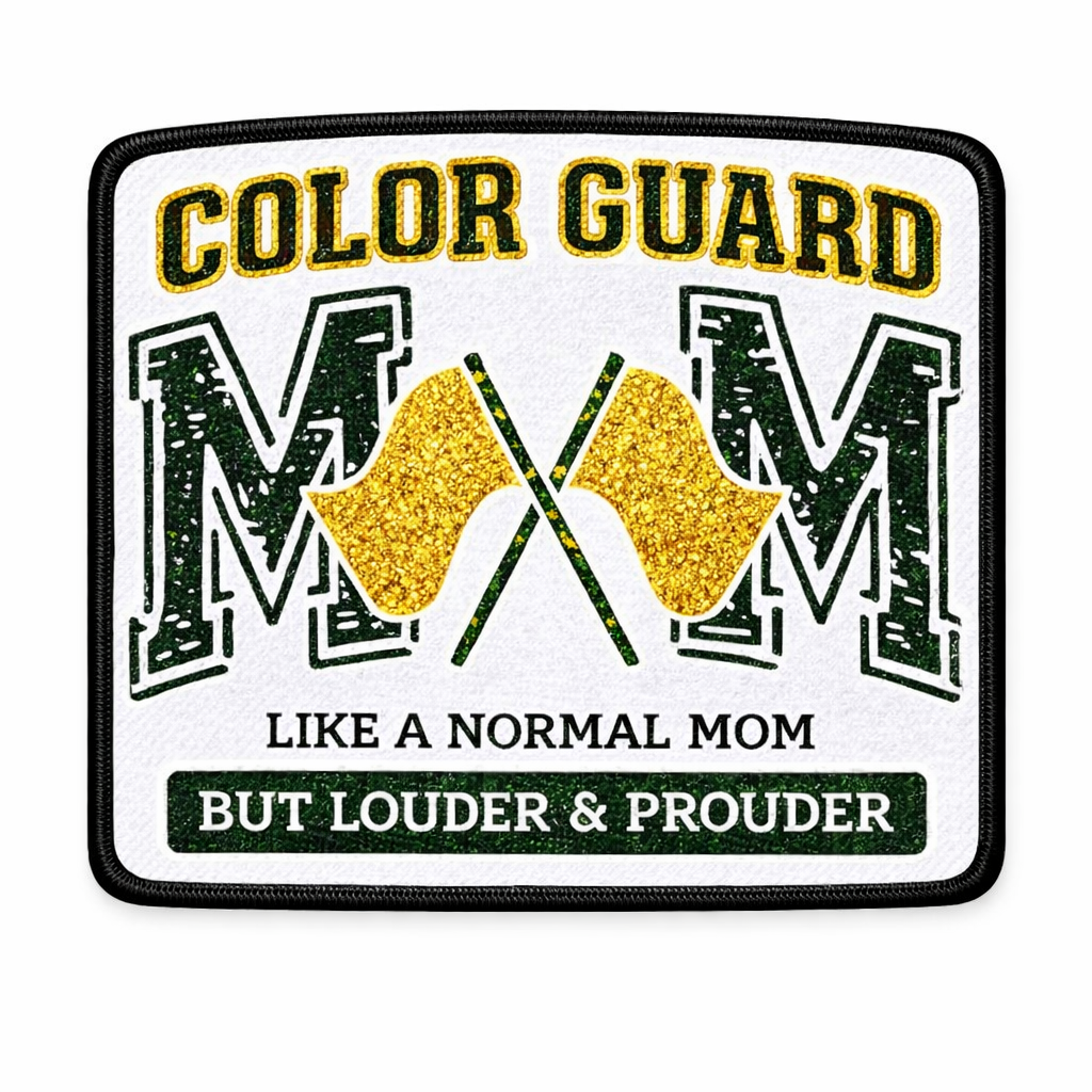 Green Color Guard Patches Wholesale