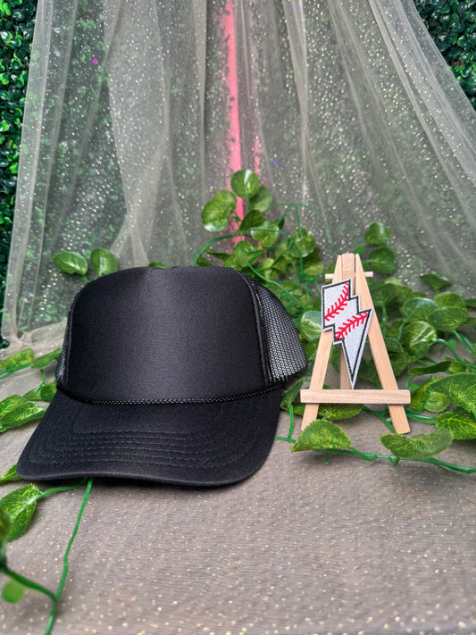 Baseball Lightning Bolt Hat Patch Wholesale