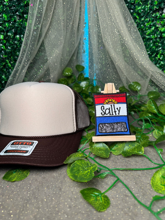 Sunflower Seed Salty Bag Hat Patches Wholesale