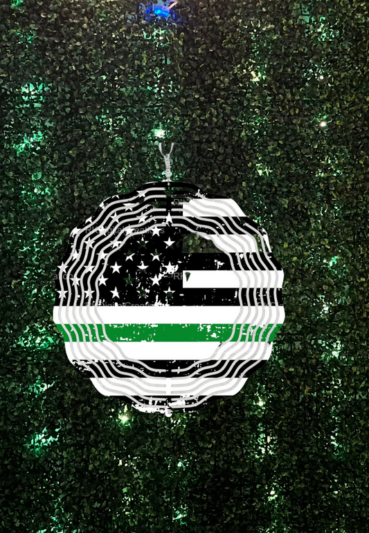 Thin Green Line Spinner
