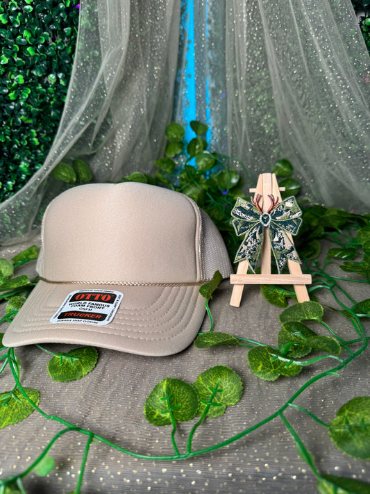 Camo bow Hat Patch Wholesale