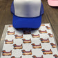 Patriotic Weenie Dog Single Hat Bill DTF Prints