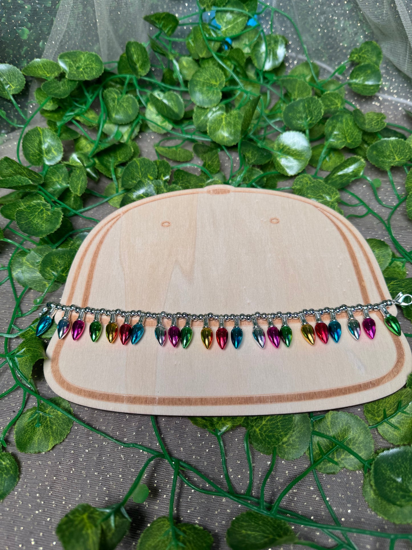 Christmas Lights Silver Hat Chain Wholesale