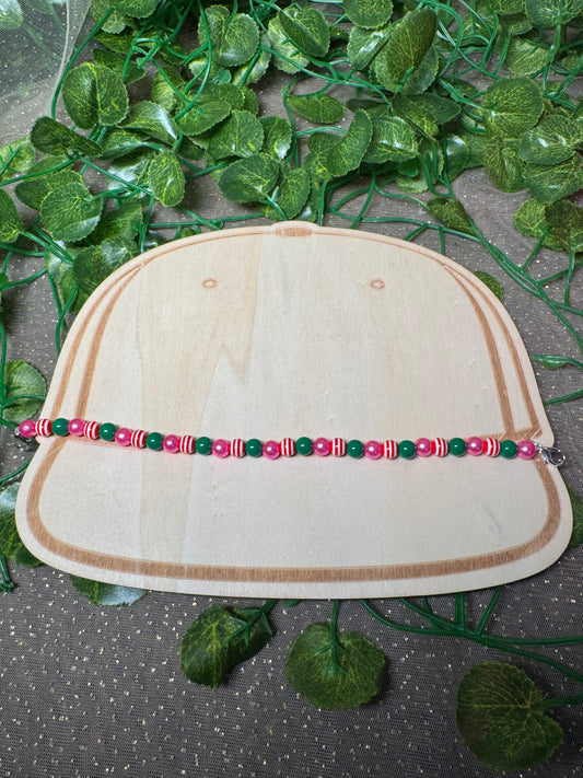 Pink Christmas Tree Cake Hat Chain Wholesale