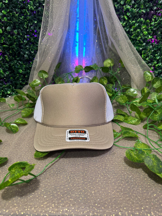 Tan and White Hat Wholesale