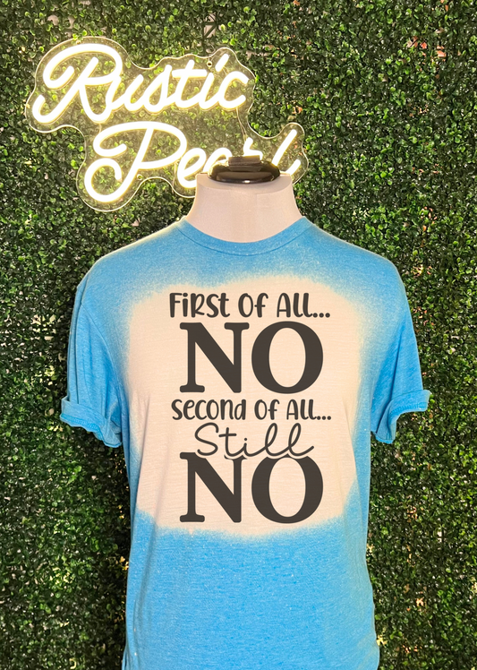 No, No