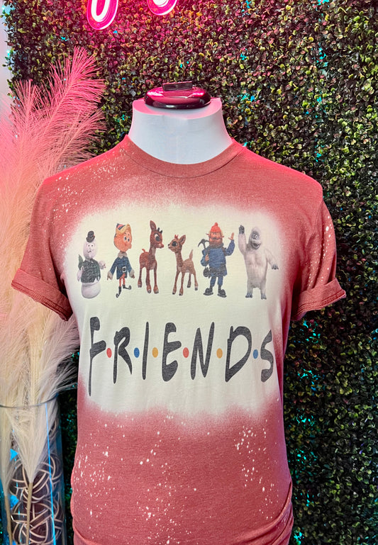 Old School Christmas Friends Shirt