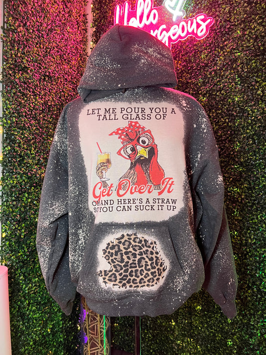 Get Over It Chicken Hoodie