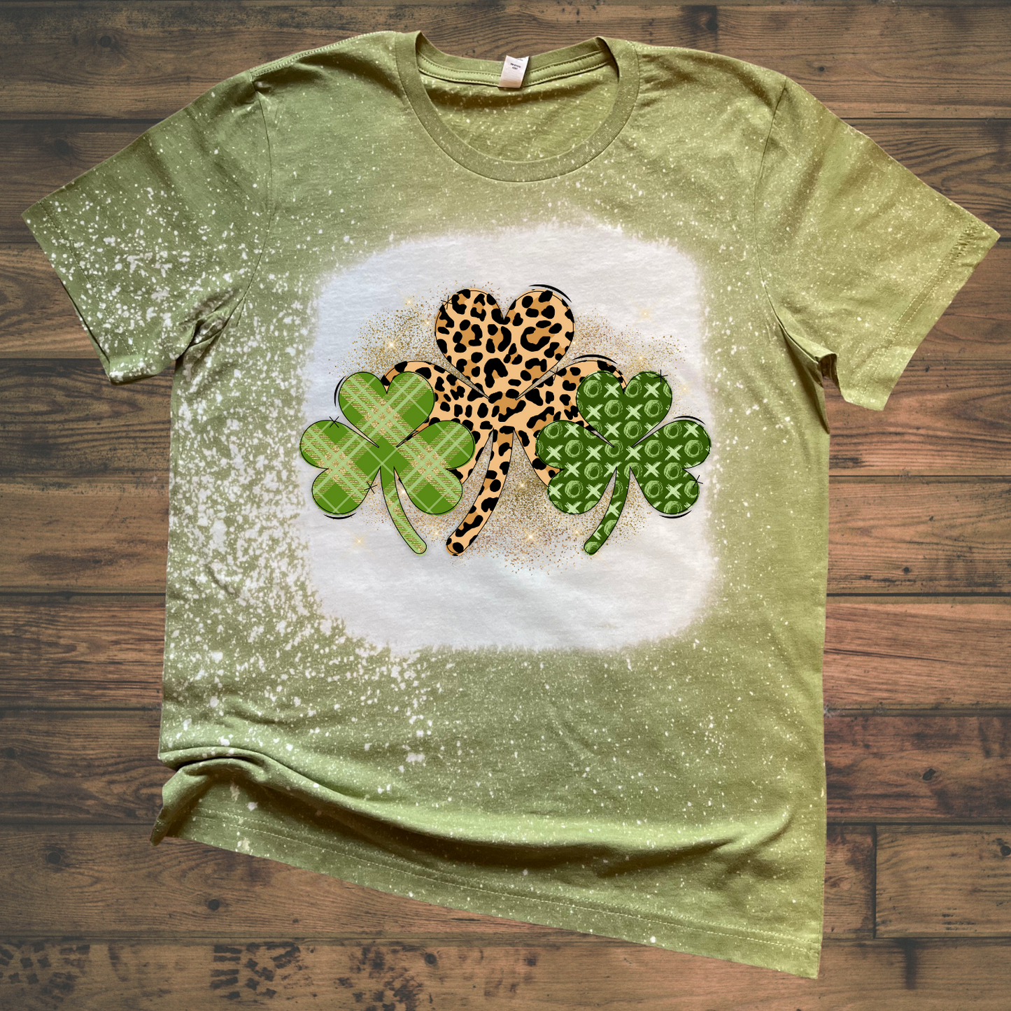 Leopard 4 Leaf Clover Shirt